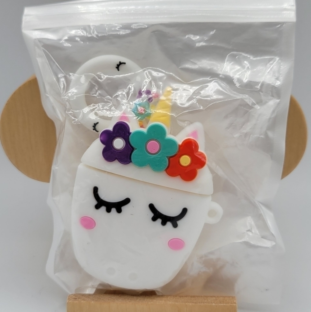 Flower Unicorn Airpods Case